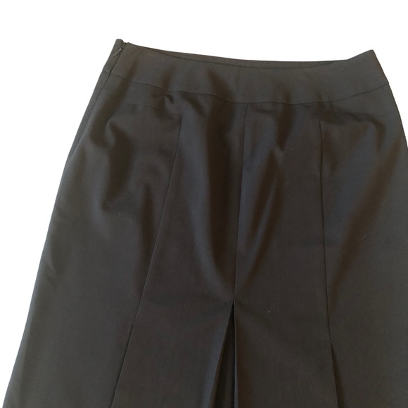 Loft Chocolate Brown Pleated Back Stretch Skirt - Picture 10 of 13